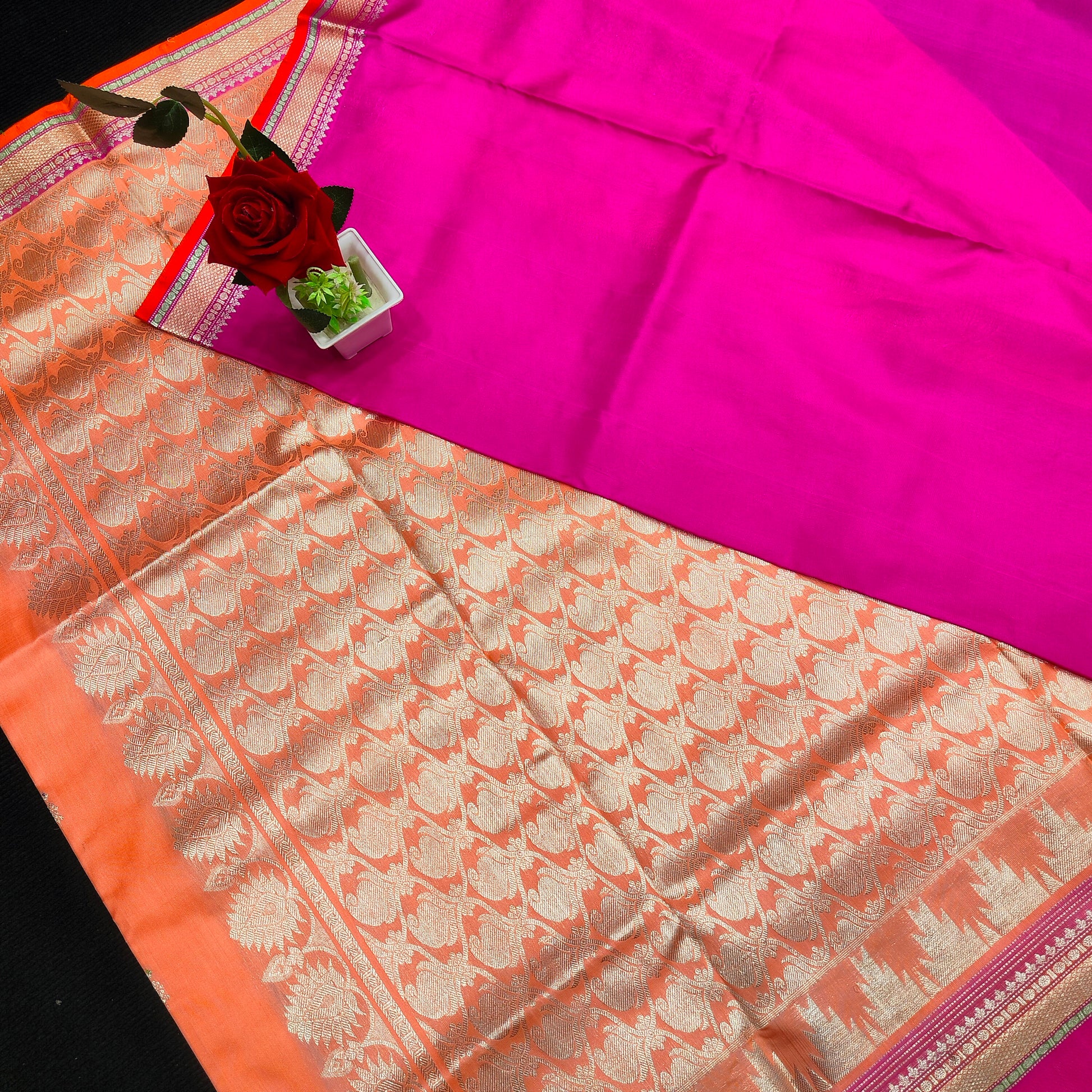 Pure Venkatagiri Handloom Buta saree - Ambica Wedding Mall