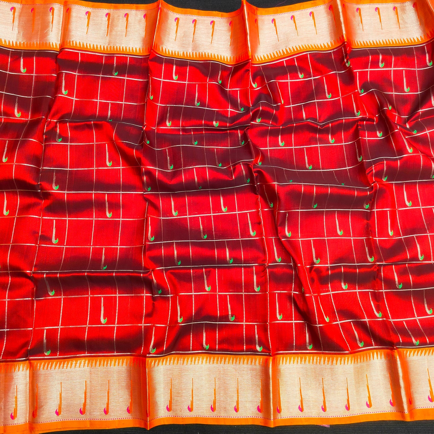 Pure Venkatagiri Handloom Buta saree - Ambica Wedding Mall