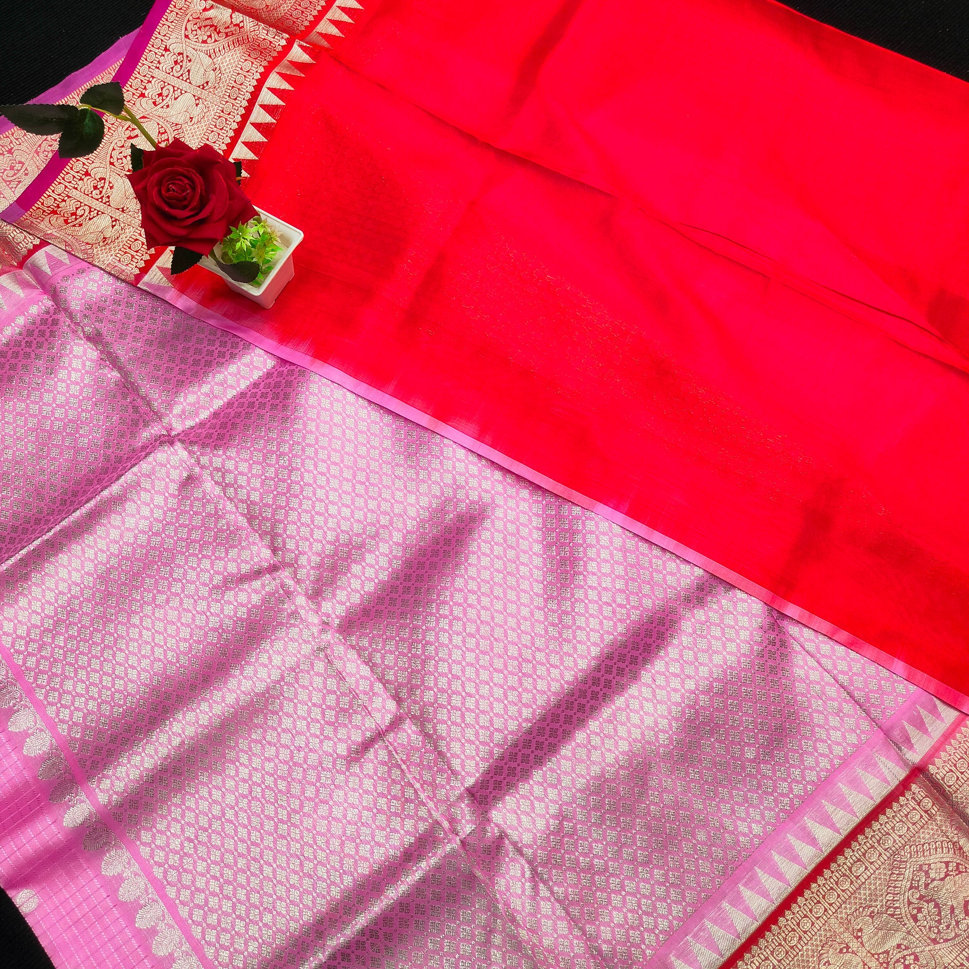 Pure Venkatagiri Handloom Buta saree - Ambica Wedding Mall