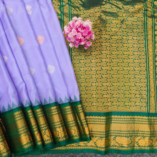 Gadwal Pattu Pure Resham Handloom Saree - Ambica Wedding Mall