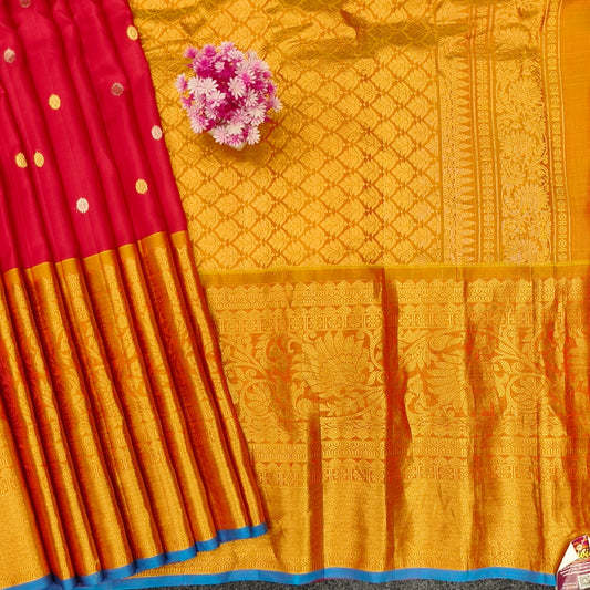 Gadwal Pattu Pure Resham Handloom Saree - Ambica Wedding Mall