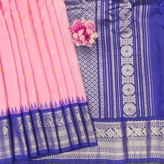 Gadwal Pattu Pure Resham Handloom Saree - Ambica Wedding Mall
