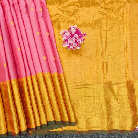 Gadwal Pattu Pure Resham Handloom Saree - Ambica Wedding Mall