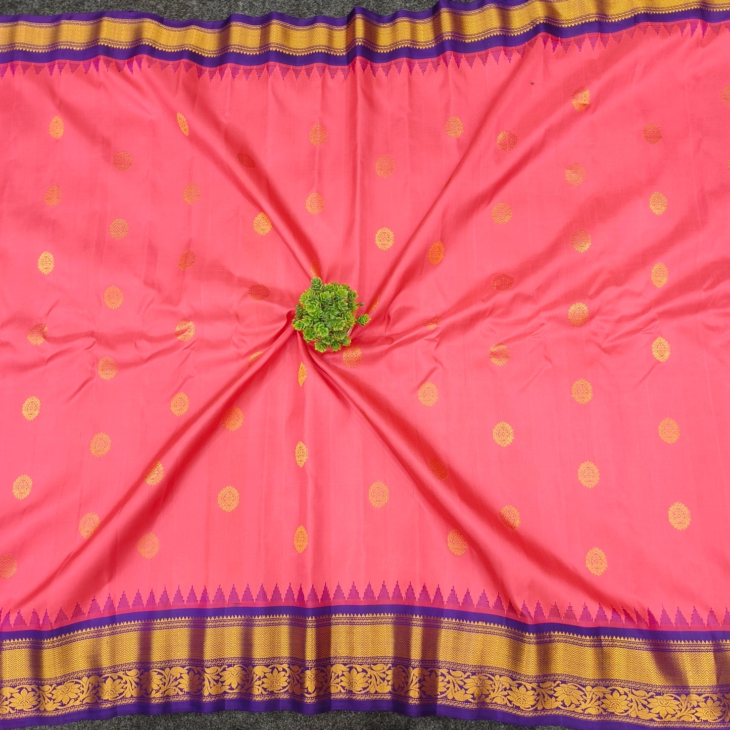 Gadwal Pattu Pure Resham Handloom Saree - Ambica Wedding Mall