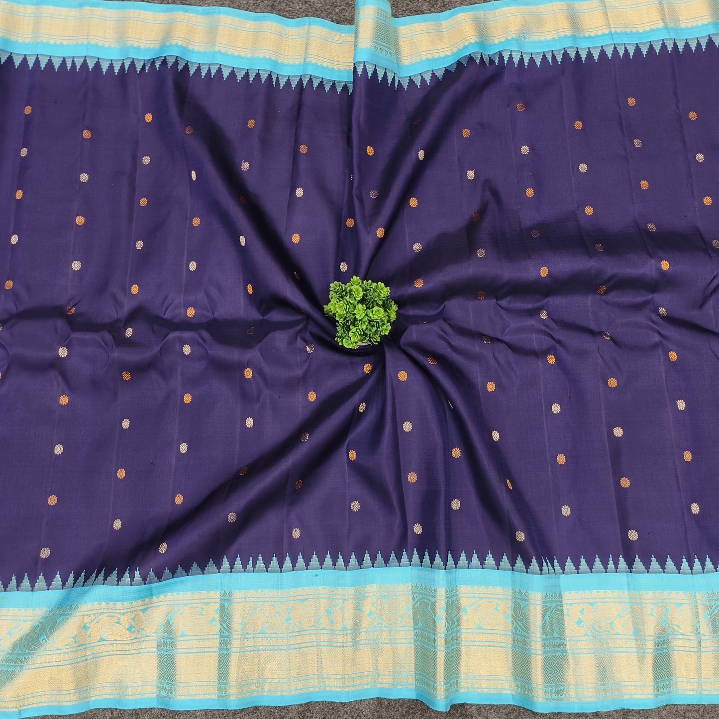 Gadwal Pattu Pure Resham Handloom Saree - Ambica Wedding Mall