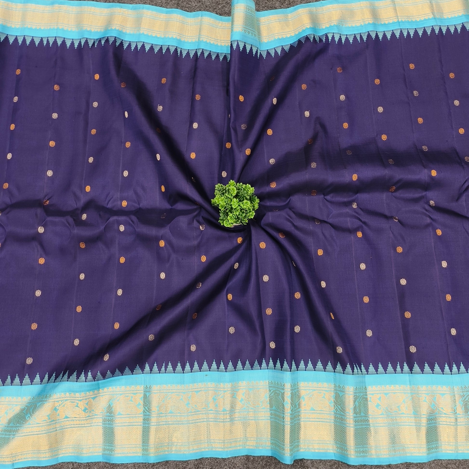 Gadwal Pattu Pure Resham Handloom Saree - Ambica Wedding Mall