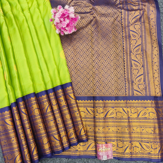 Gadwal Pattu Gadwal Pattu Pure Resham Handloom Saree - Ambica Wedding Mall