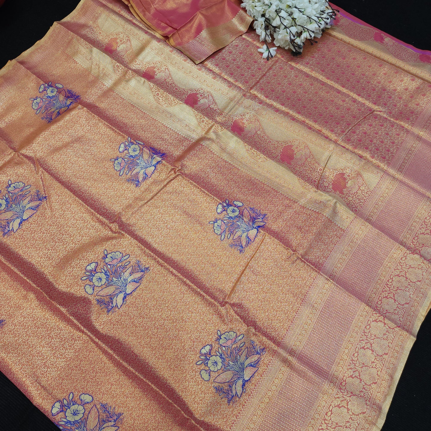 Skirt Border Kanchi Pattu Saree