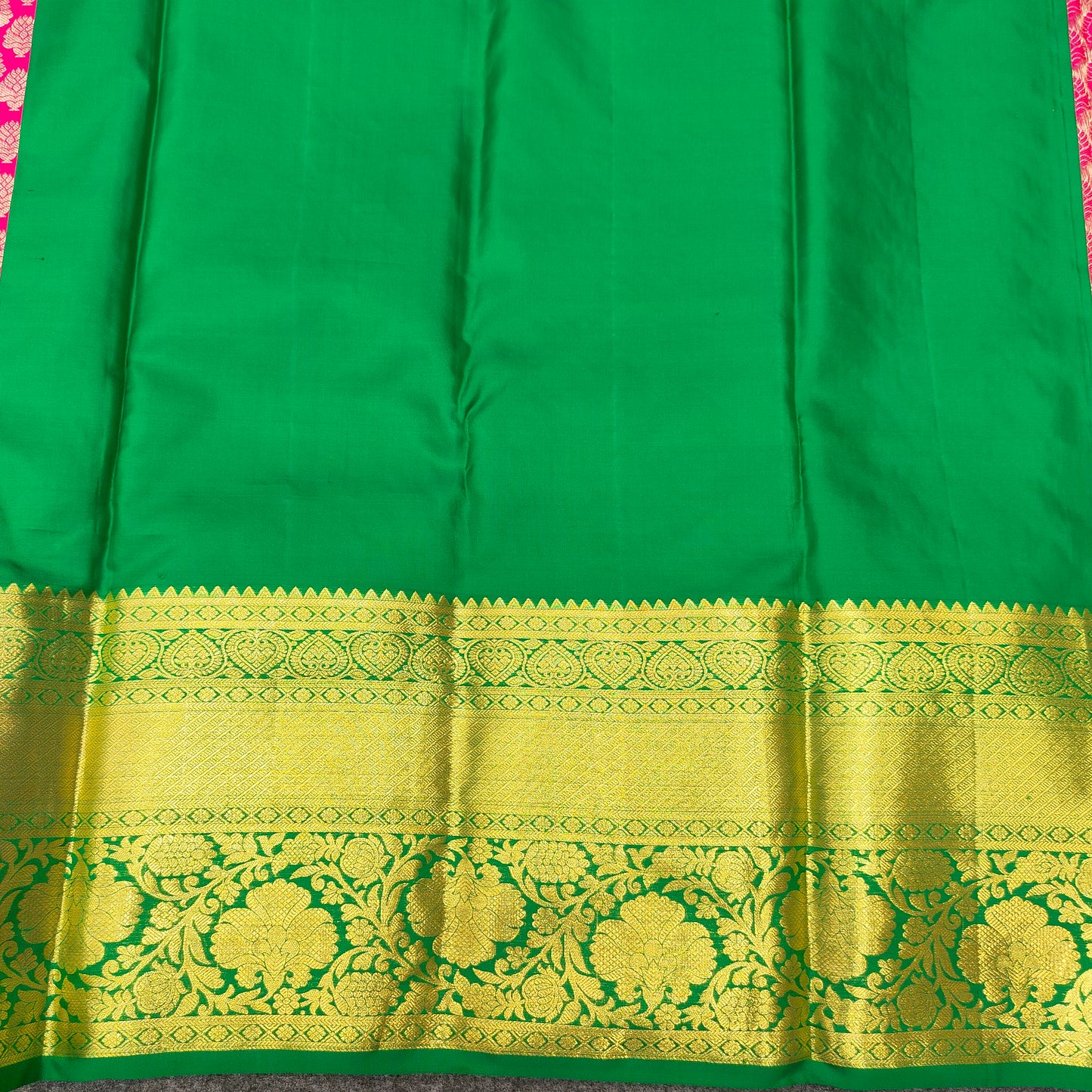 Kanchi Pattu Bridal Pure Zari Saree - Ambica Wedding Mall