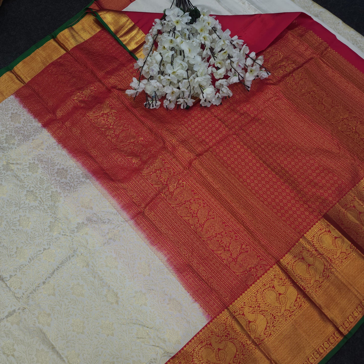 Pure Kanchi Pattu Resham Talambralu Saree