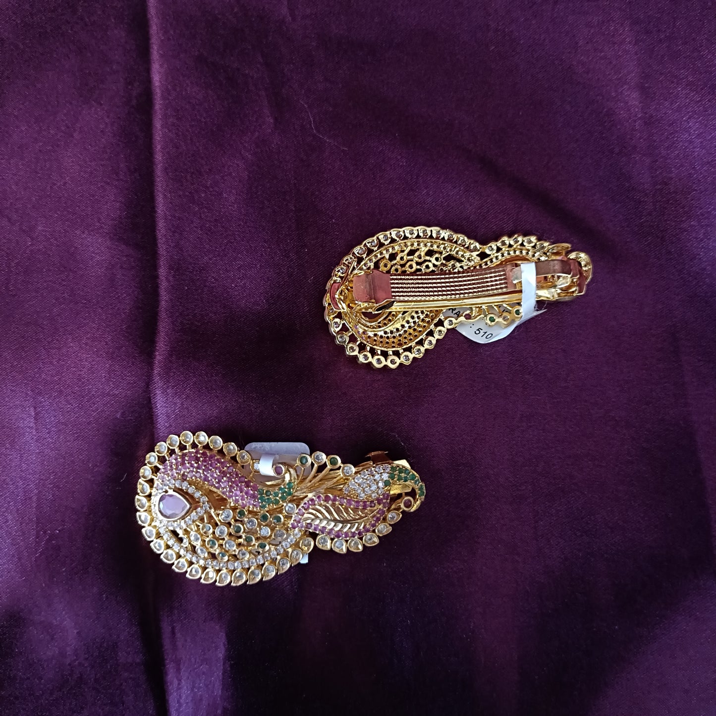 Fancy CZ Hairclip - Ambica Wedding Mall