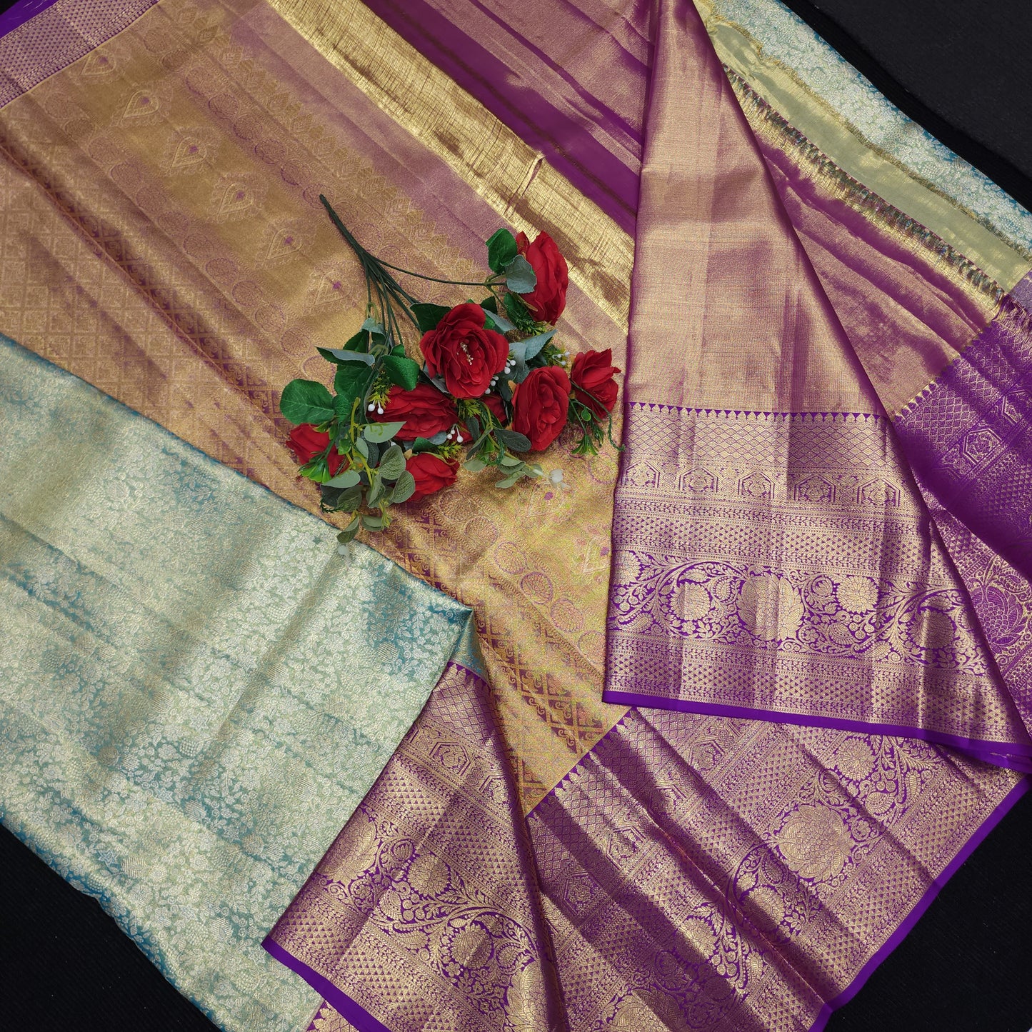 Pure Handloom Kanchi Pattu Bridal Saree