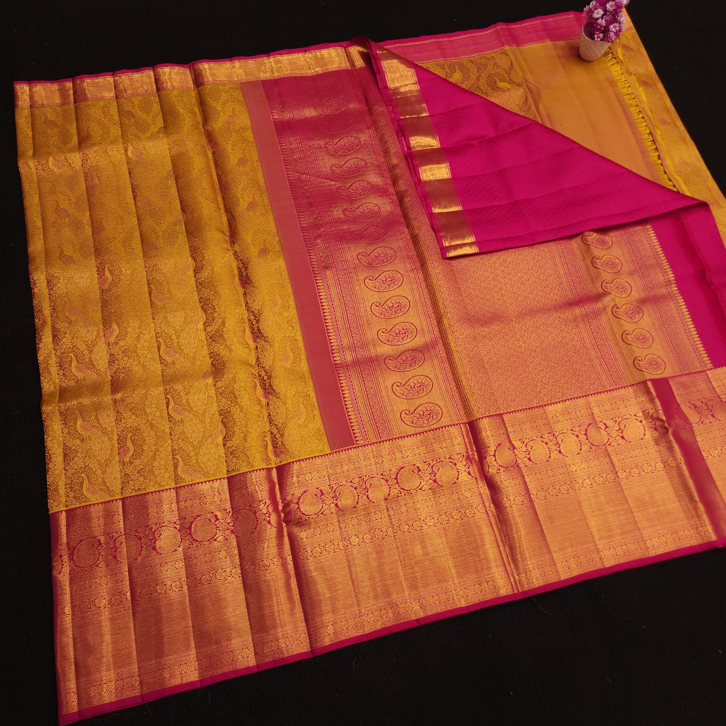Pure Handloom Resham Kanchi Pattu Sarees πβ¨οΈ