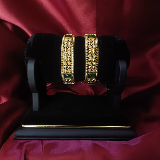 Elegant Antique Finished Bangles - Ambica Wedding Mall