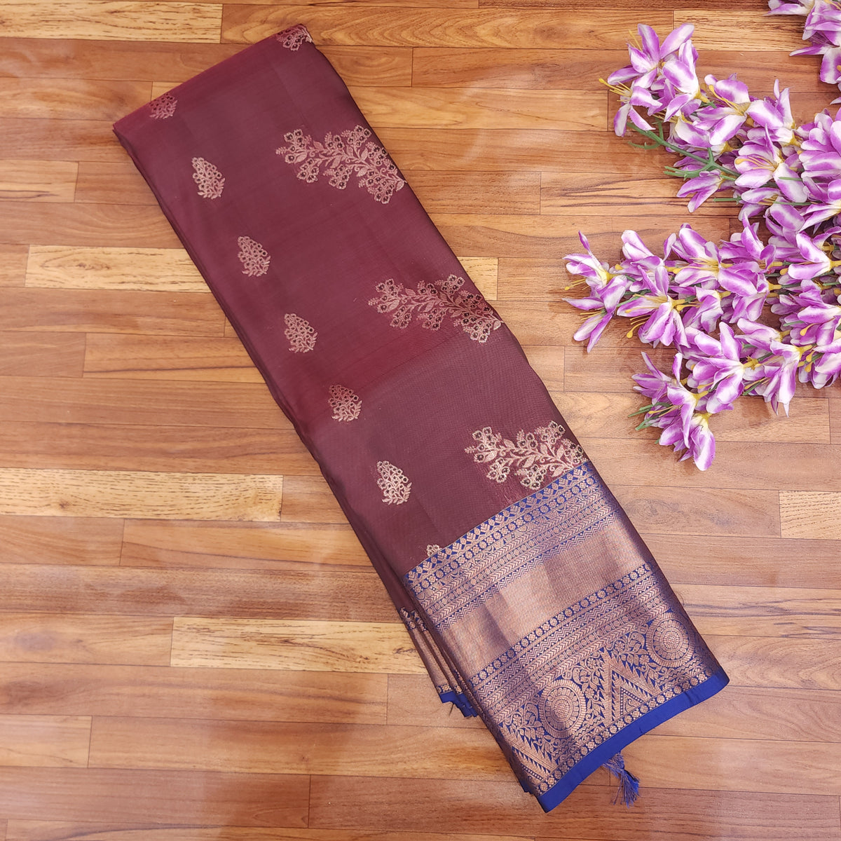Semi Resham Kanchi Pattu Saree