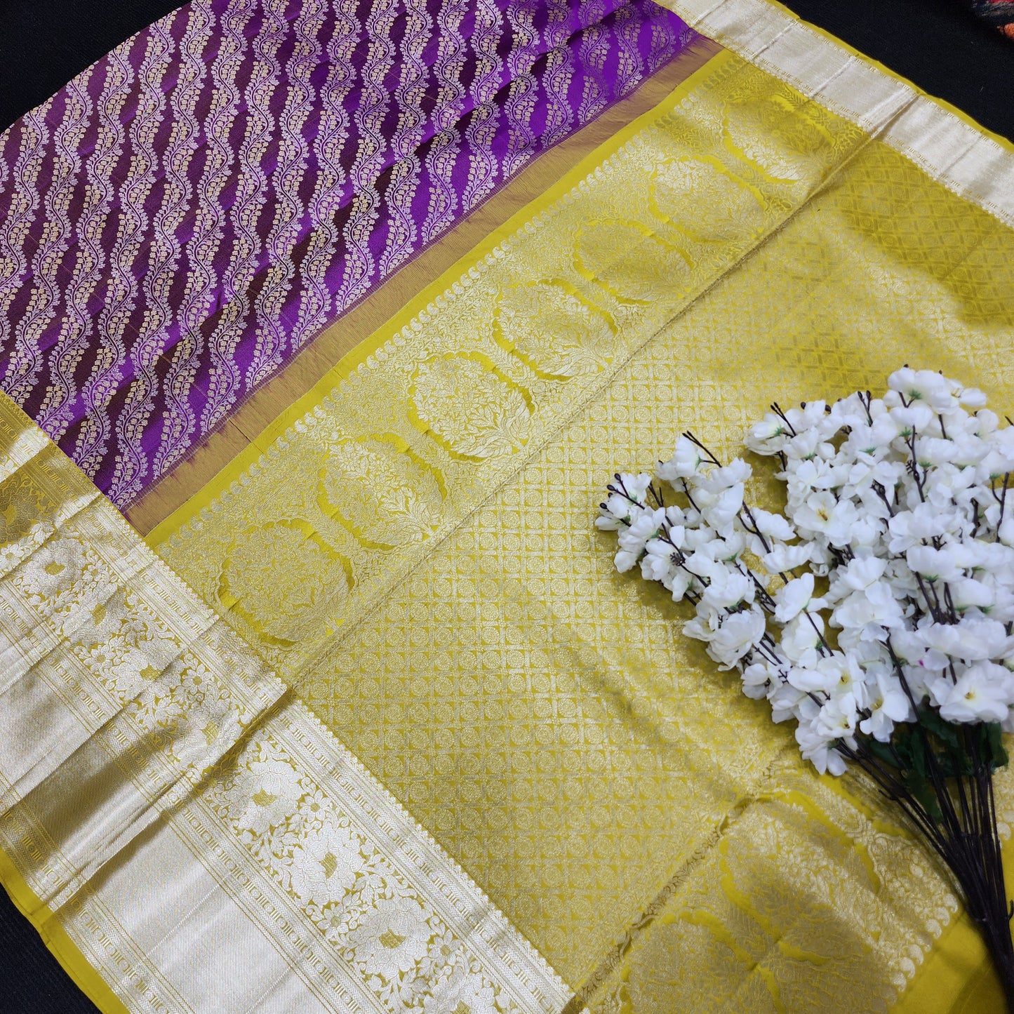 Pure Resham Bridal Kanchi Pattu Handloom Saree
