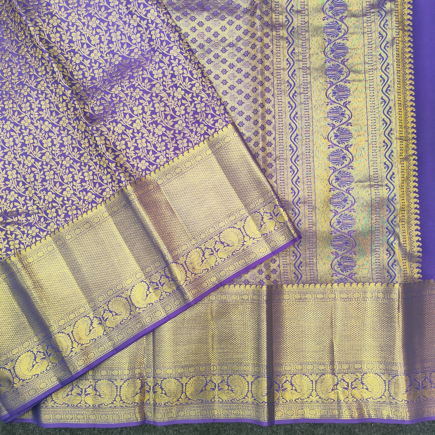 Kanchi Pattu Bridal Pure Zari Saree - Ambica Wedding Mall