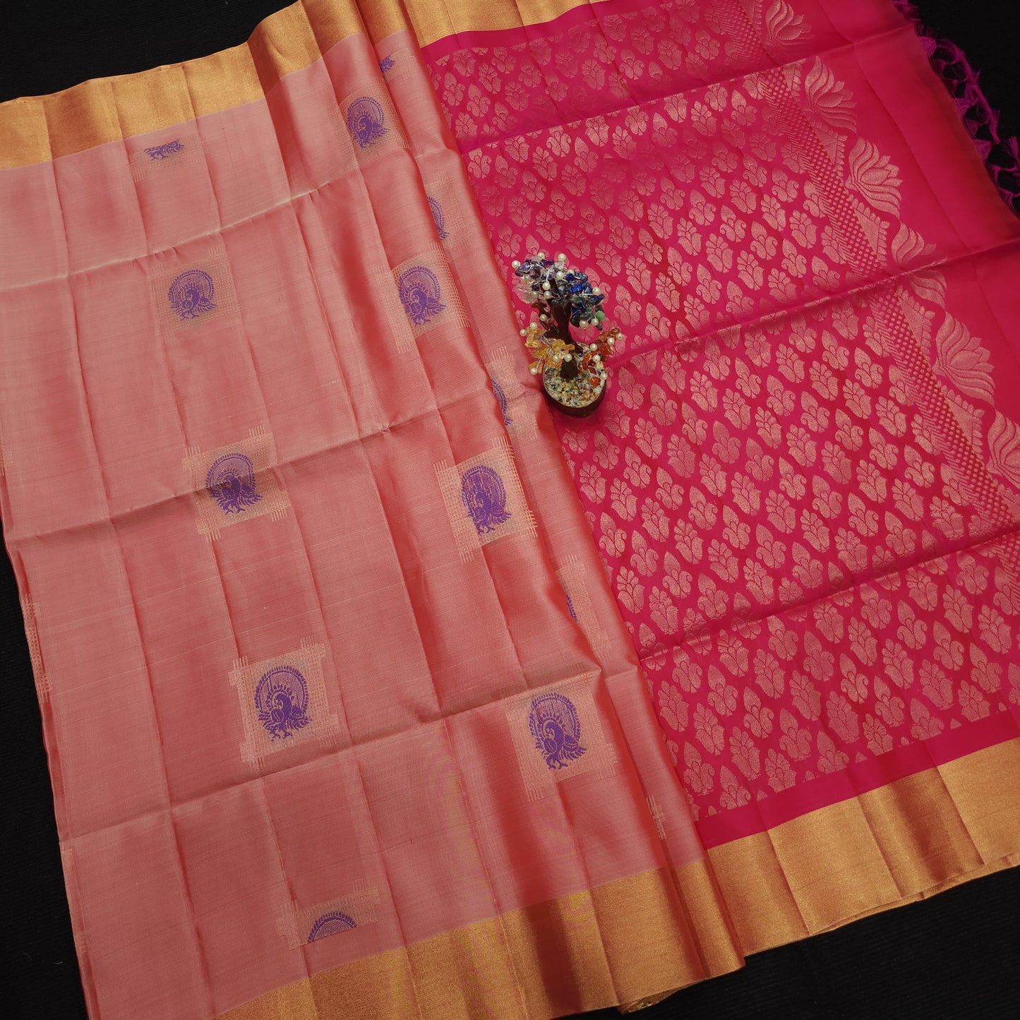 Kanchi Pattu Handloom Butta Saree