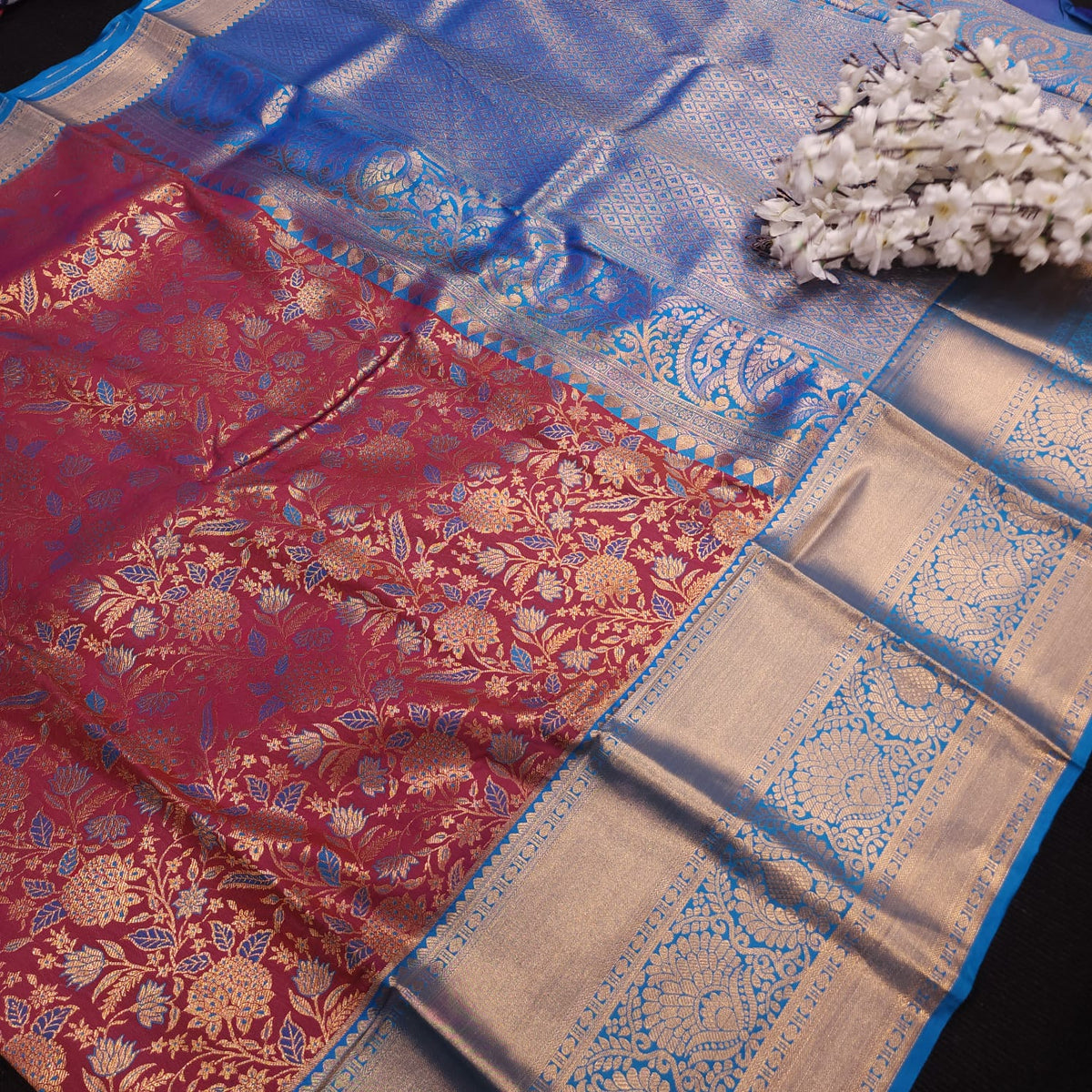 Semi Kanchi Pattu Sarees✨️