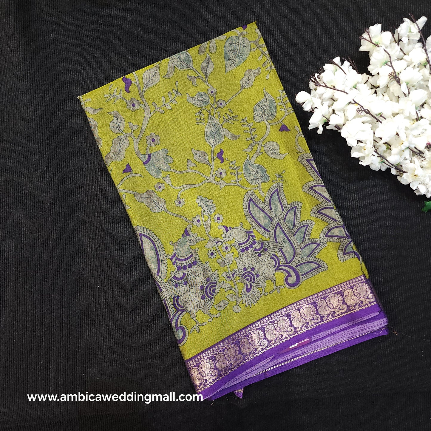 Kalamkari Dola Silk Saree