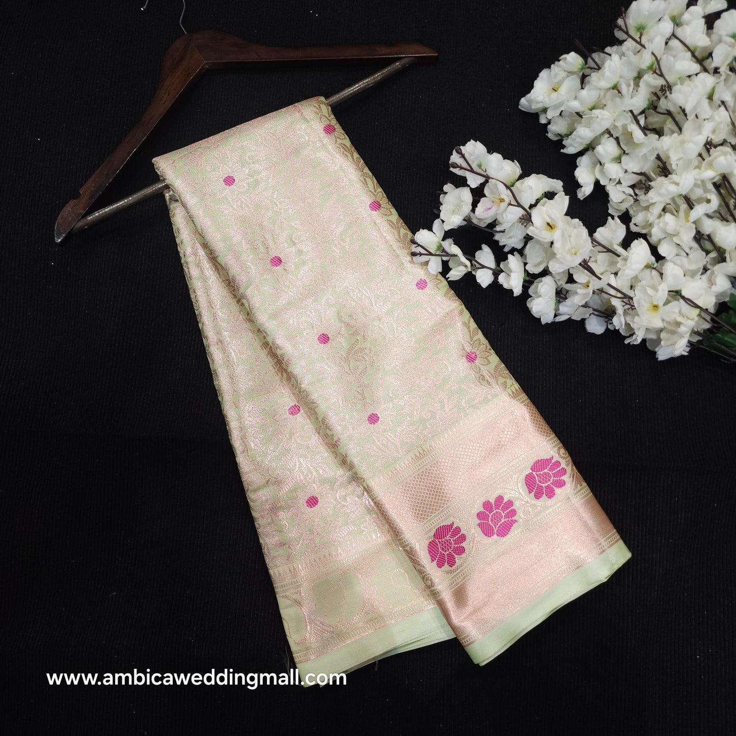 Banaras fancy Pastel combination sarees π