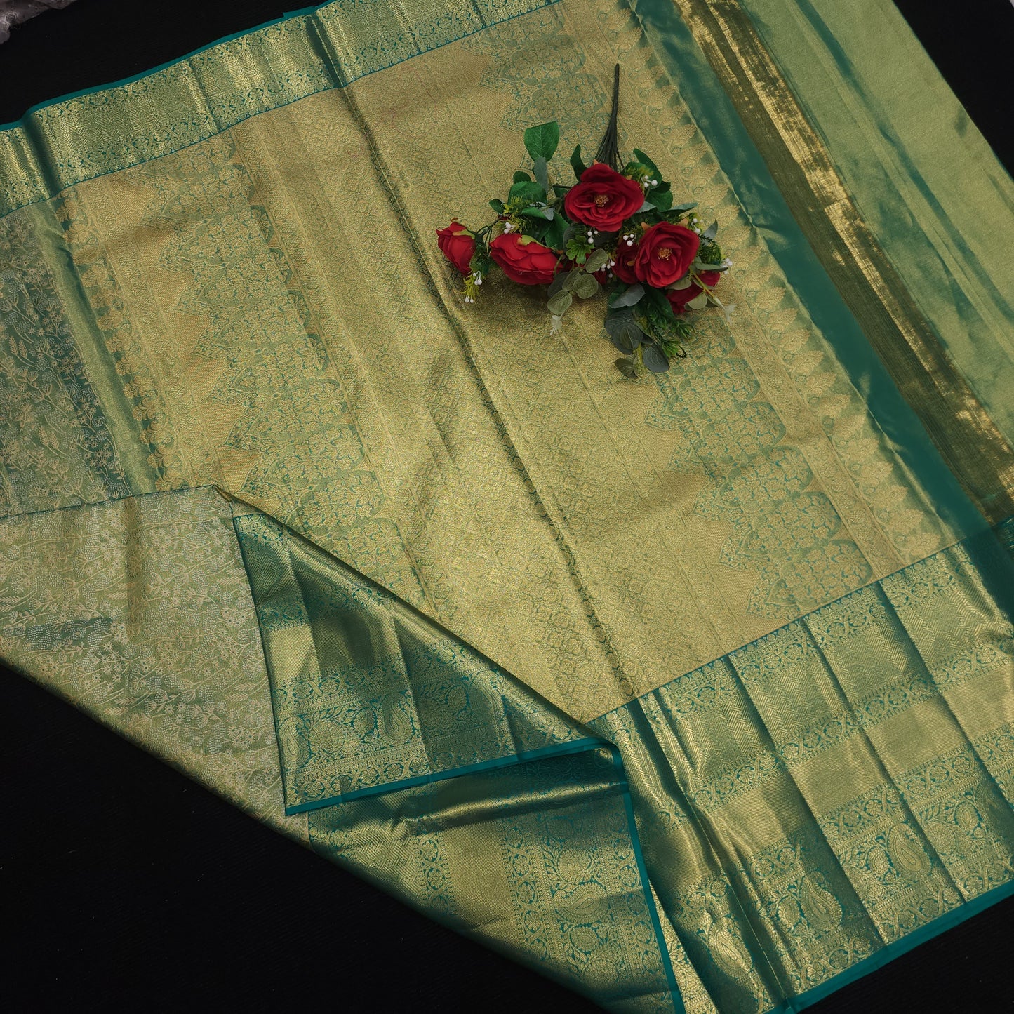 Pure Handloom Kanchi Pattu Bridal Saree