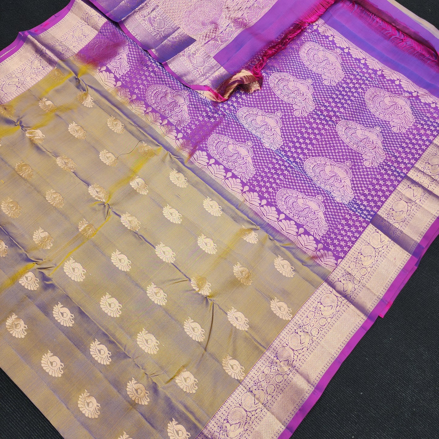 Kanchi Pattu Handloom Butta sarees ✨️