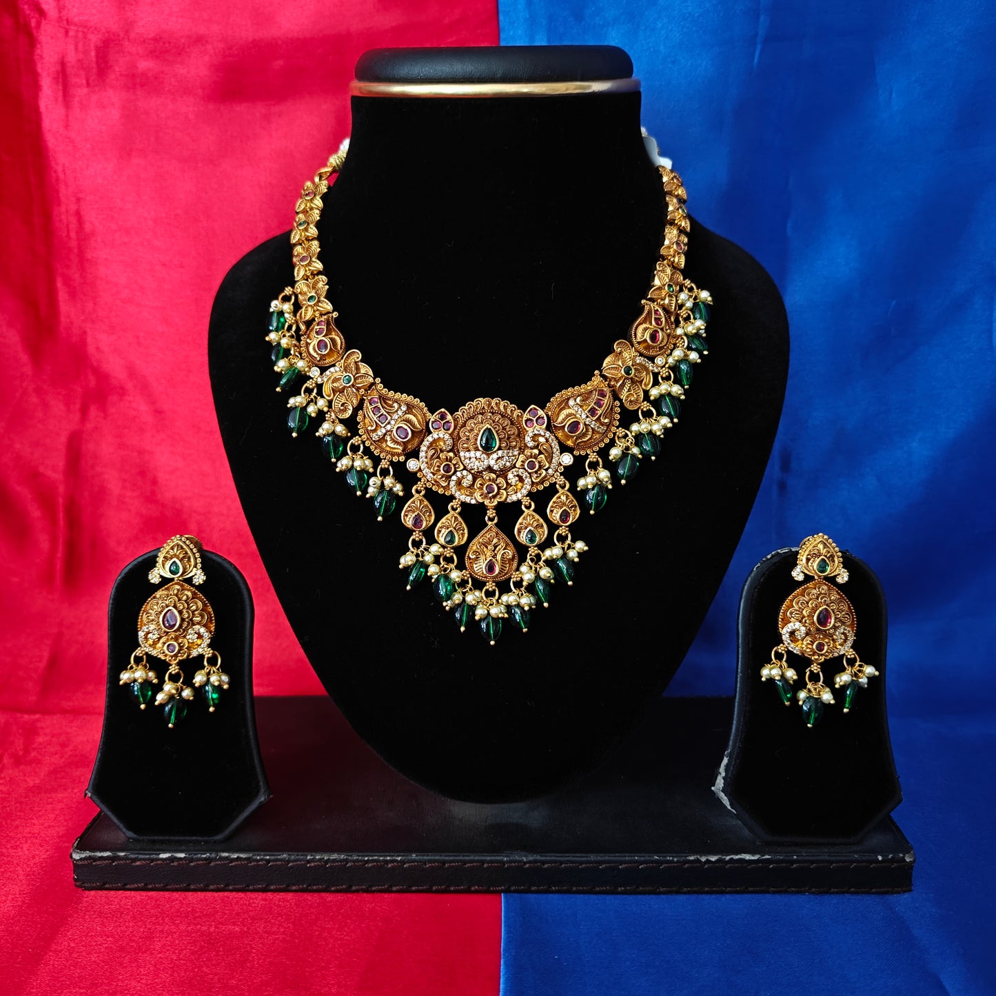 Beautiful Nakshi Short Necklace