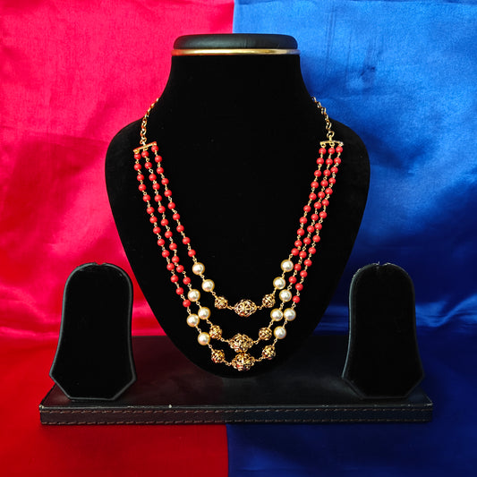 Beautiful Beads Mala With Pagadam