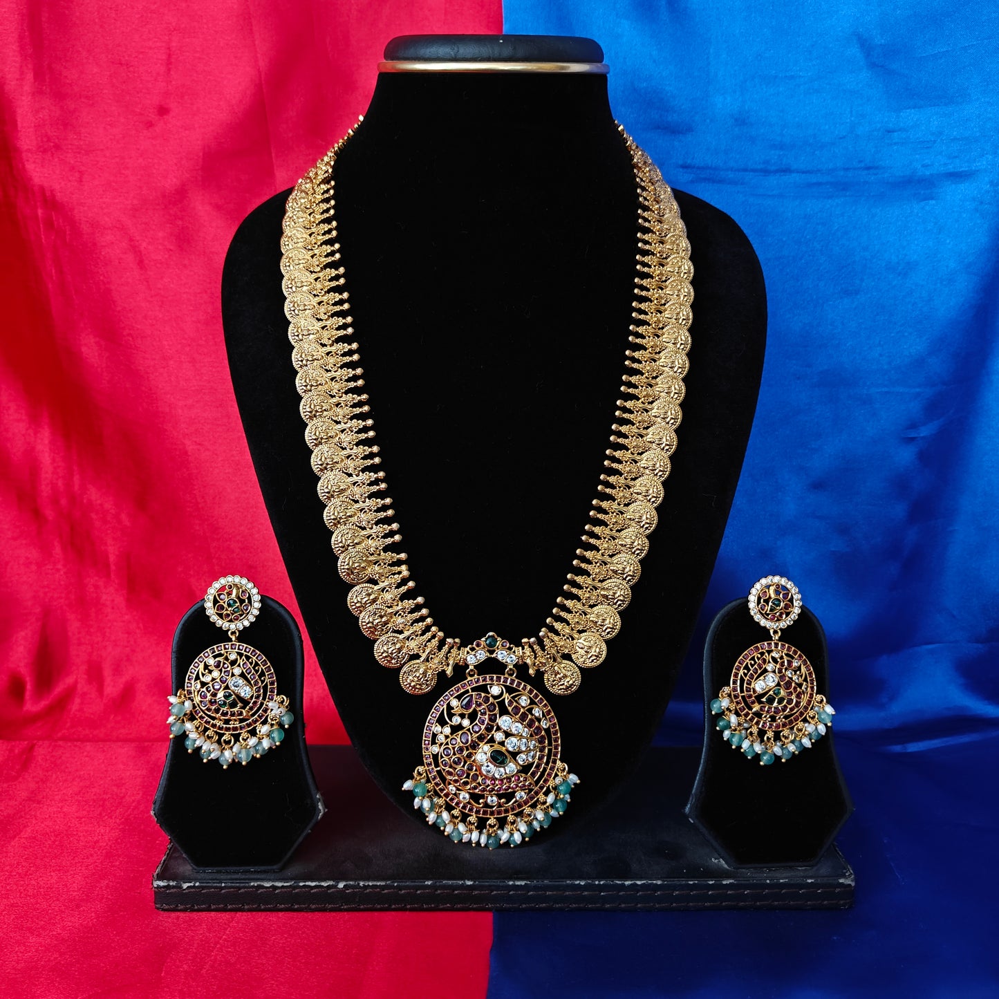 Beautiful Jadau Kundan Bottumala Long Necklace