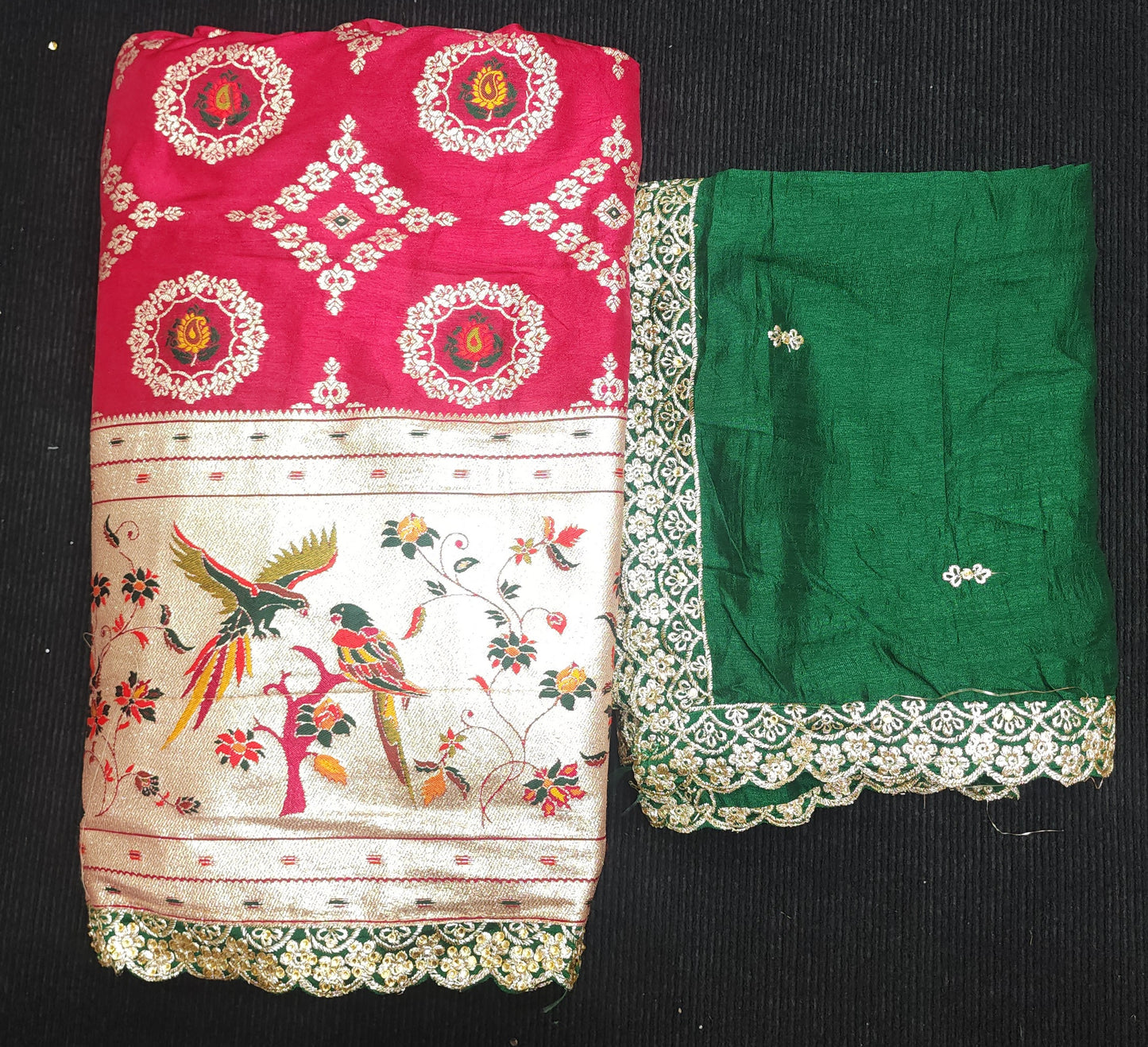 Paithani Banaras Pattu Brocade Half Saree