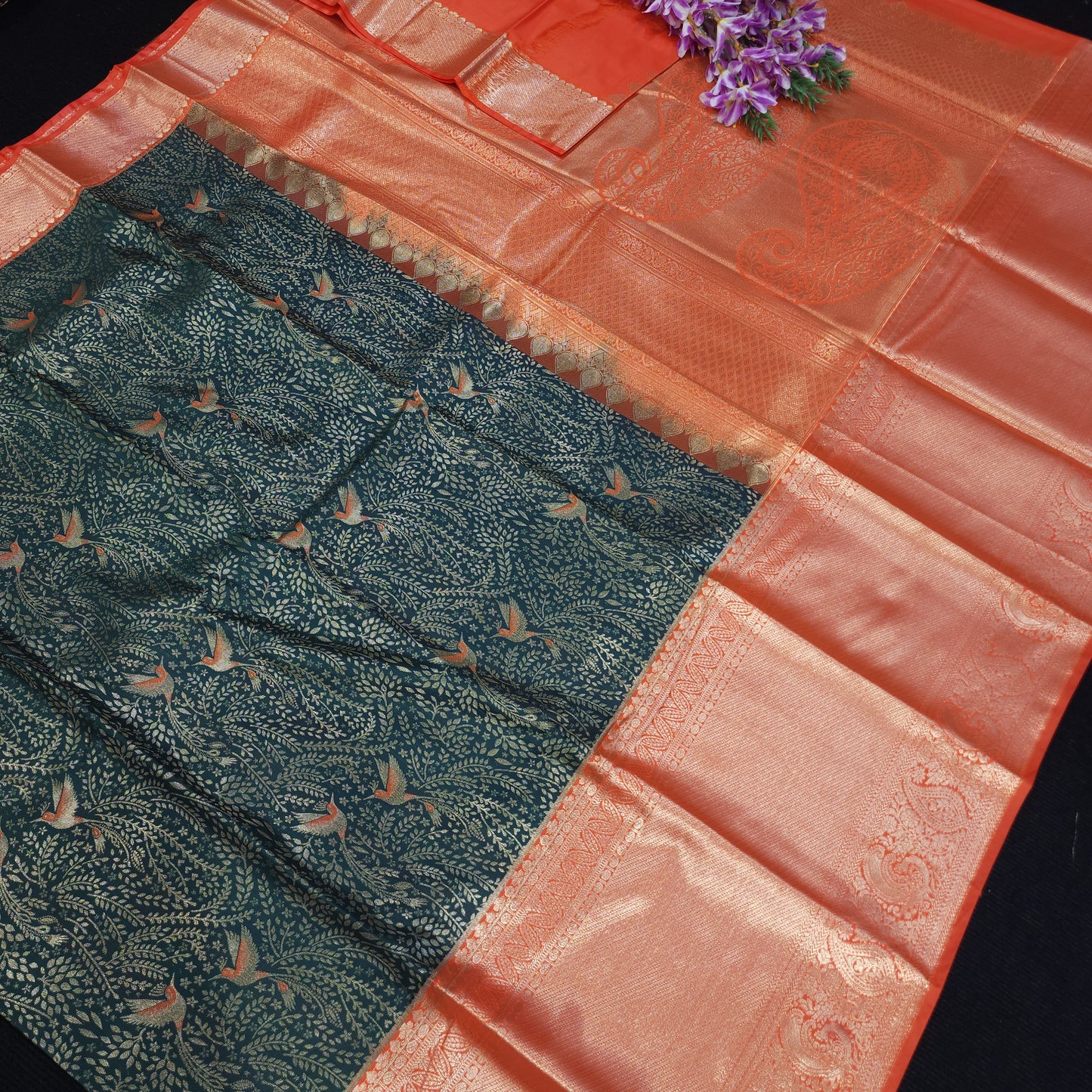 Resham Mix Kanchi Pattu Sarees