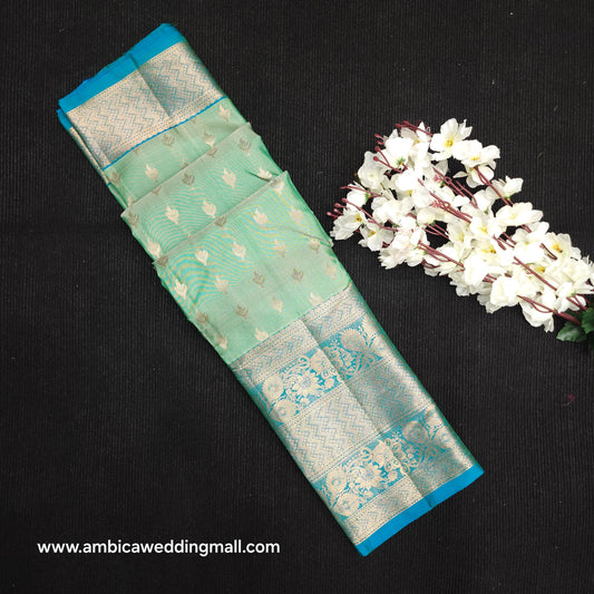 Kanchi Pattu Handloom Butta Light Weight Saree