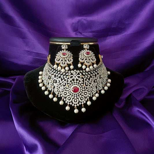 Beautiful GJ Bridal Choker - Ambica Wedding Mall