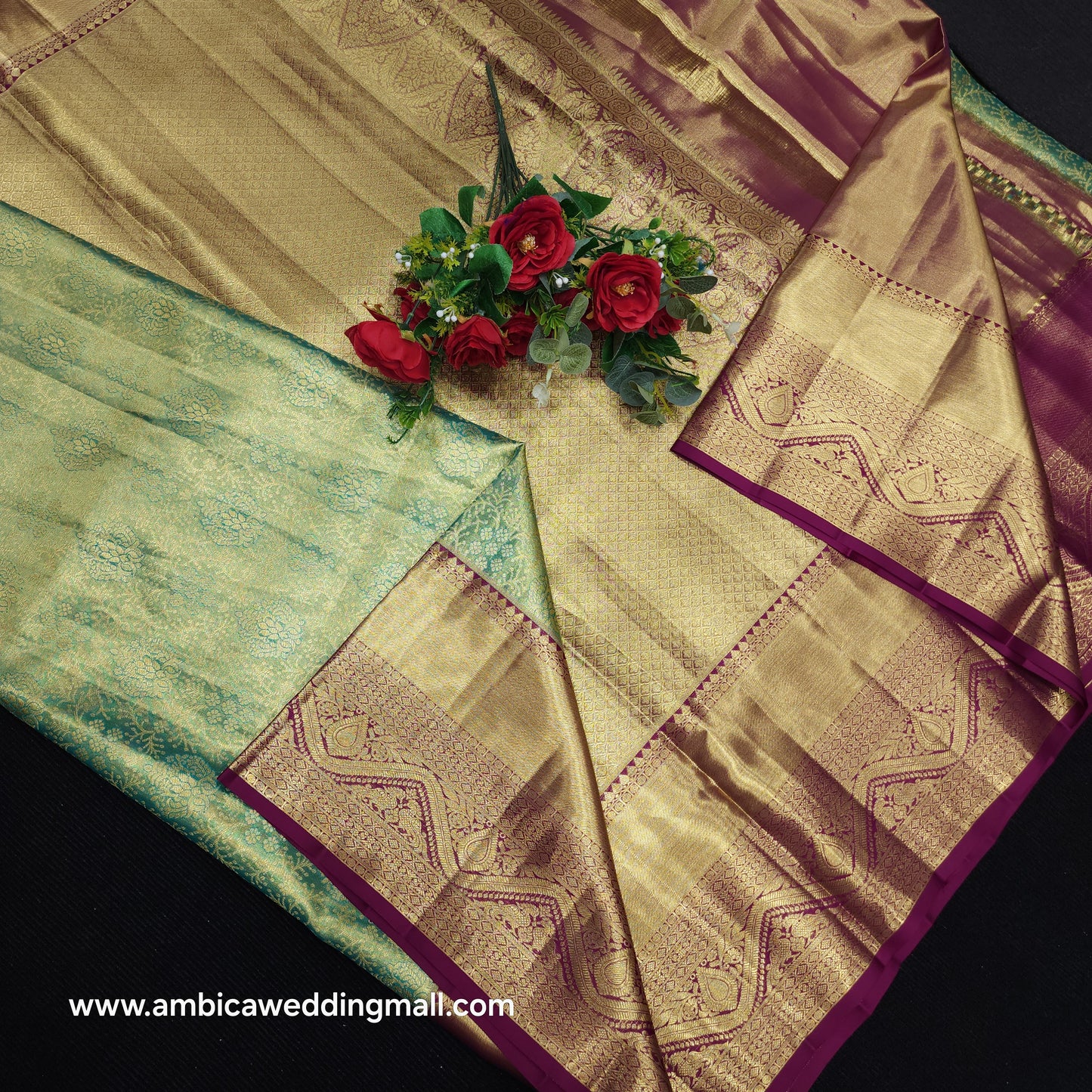 Pure Handloom Kanchi Pattu Bridal Saree