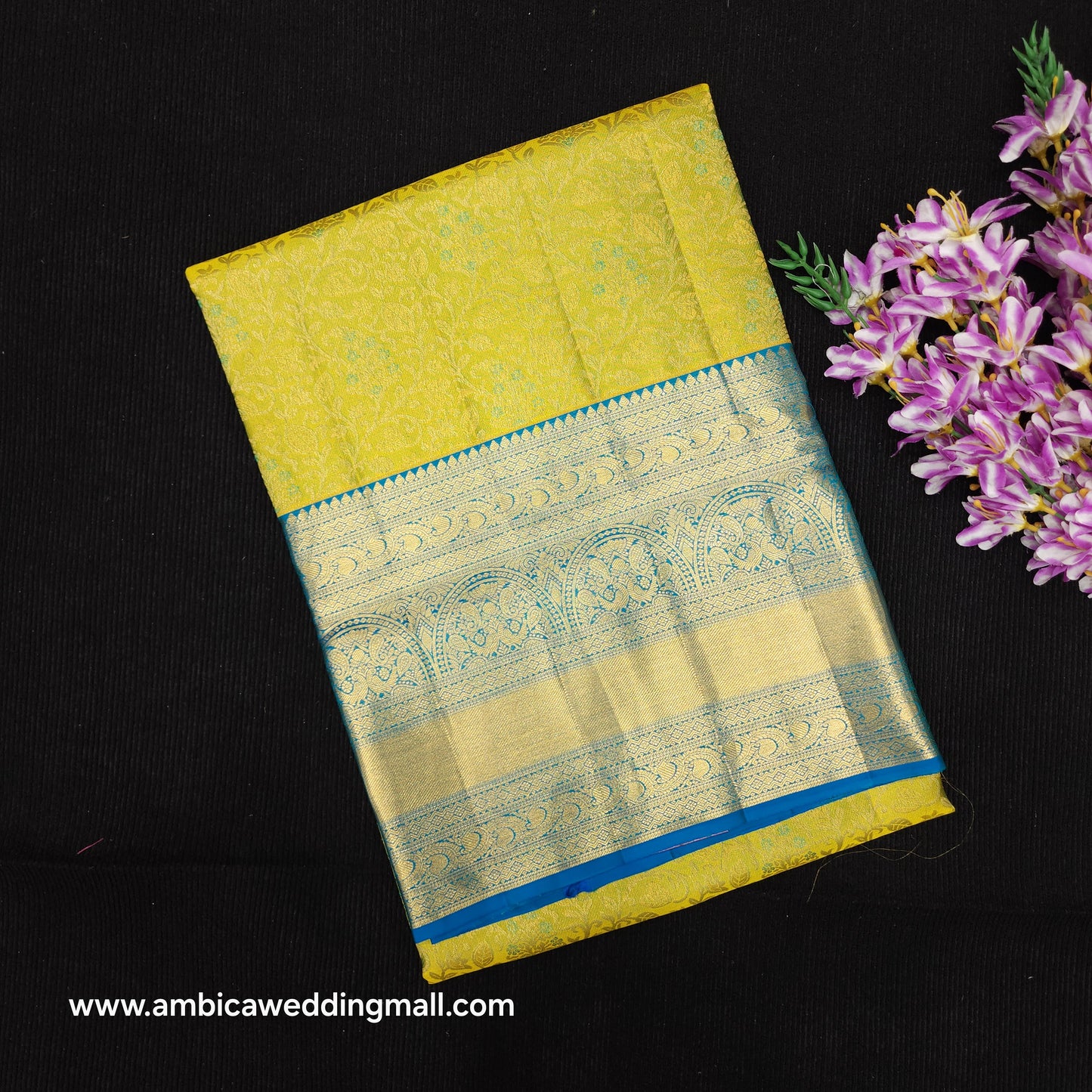 Bridal Resham Pure Handloom Kanchi Sarees