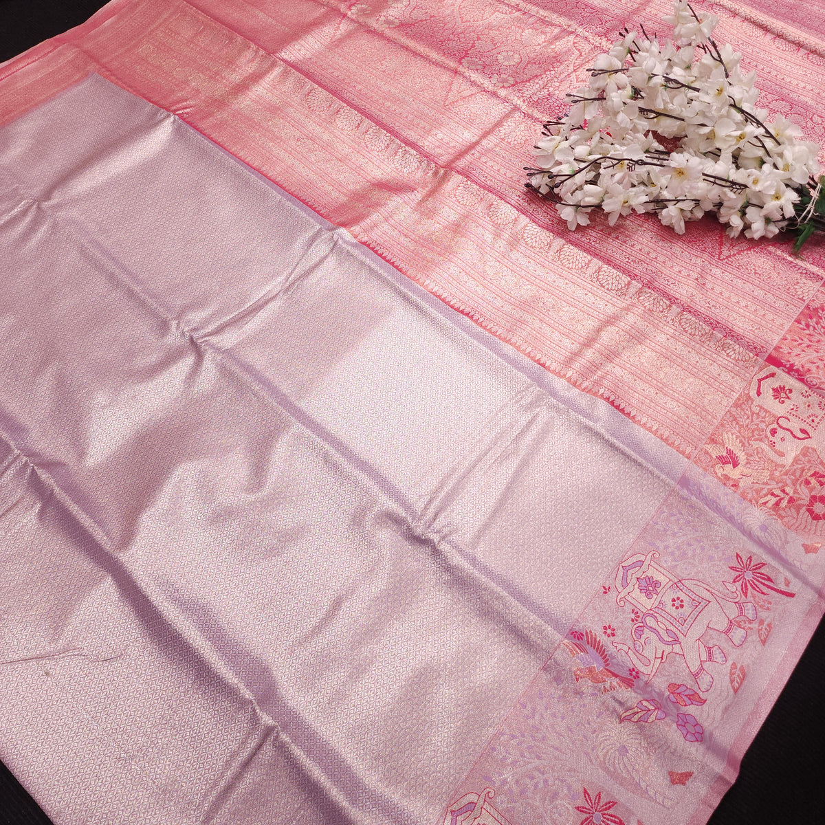 Semi Kanchi Pattu Saree ✨