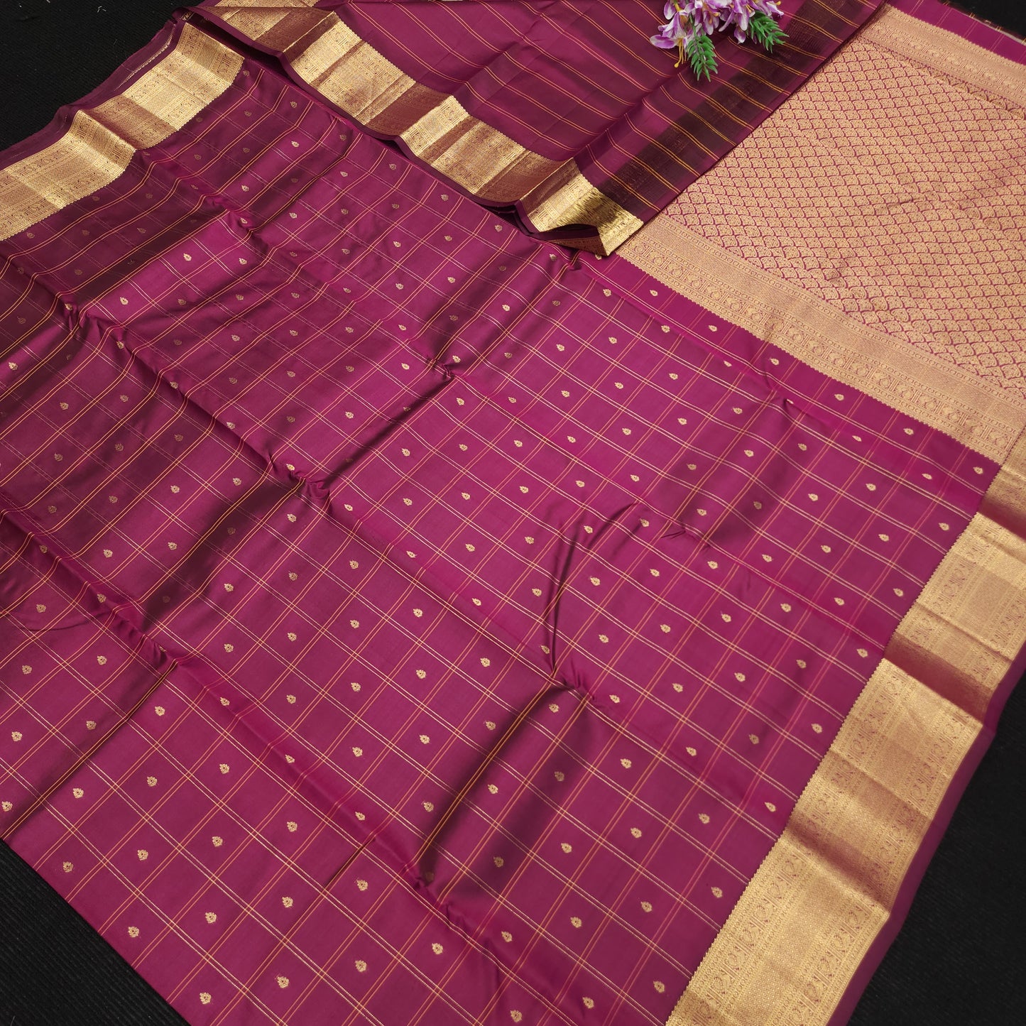 Vintage Handloom Light Weight Kanchi Butta Sarees