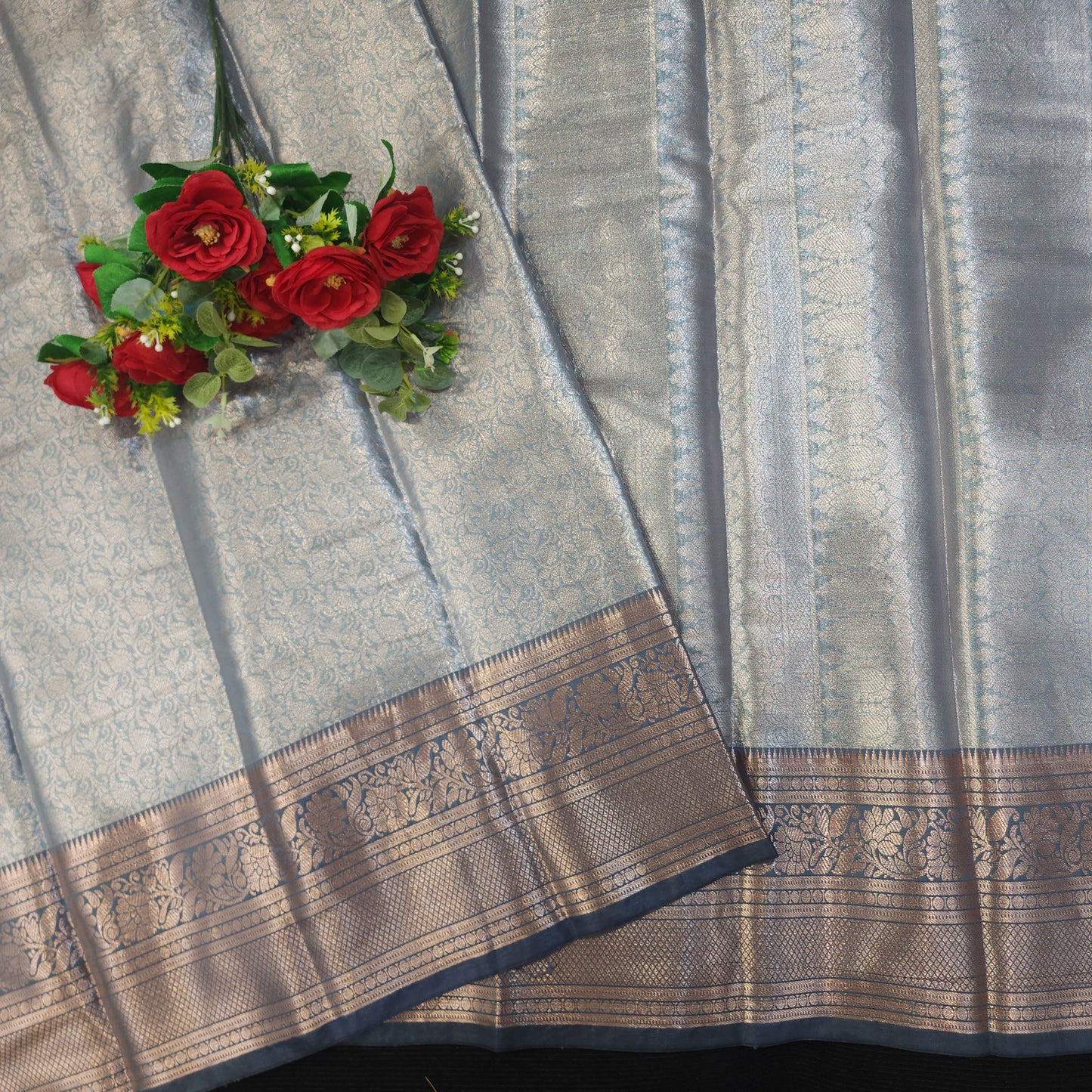 Banaras fancy Pastel combination sarees π