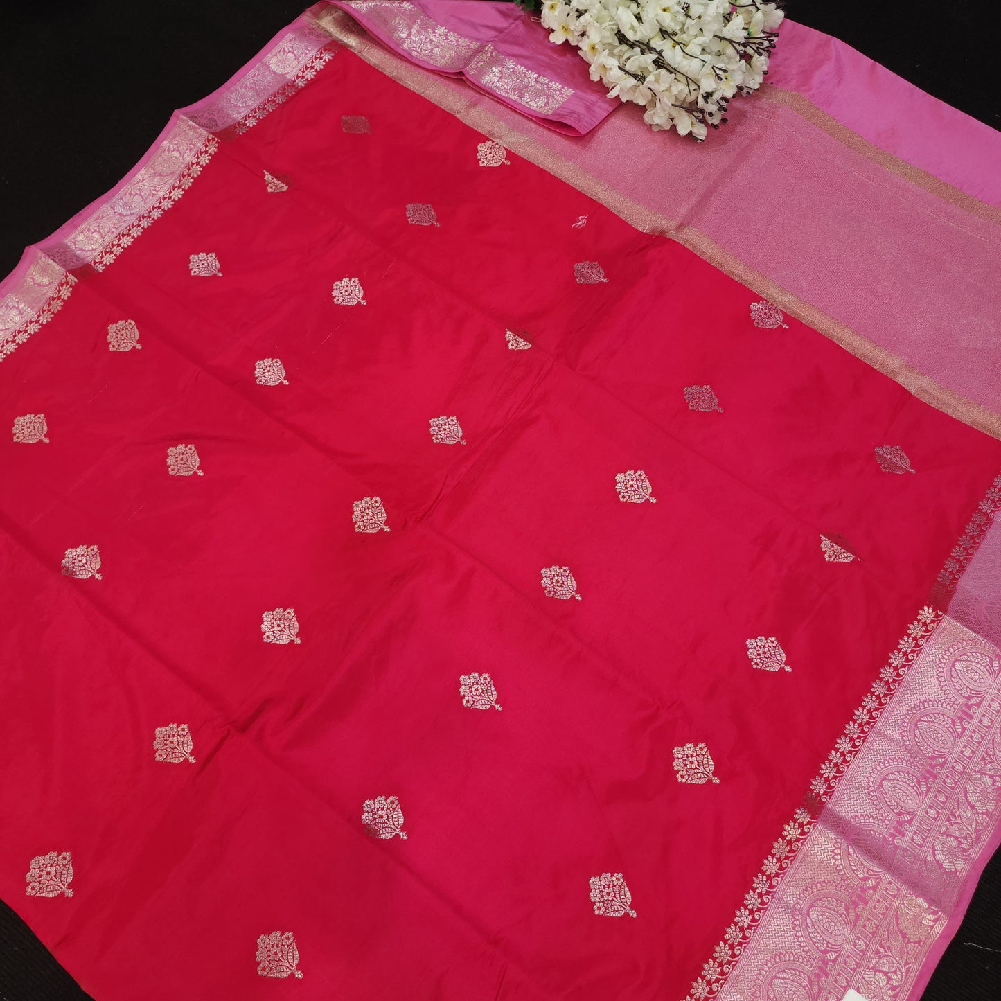 Raw Mango Banaras Pattu Sarees