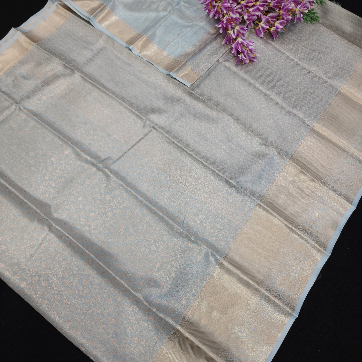 Semi Kanchi Pattu Pastel Saree
