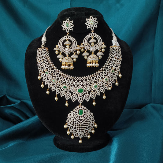 Beautiful Bridal Short Necklace - Ambica Wedding Mall