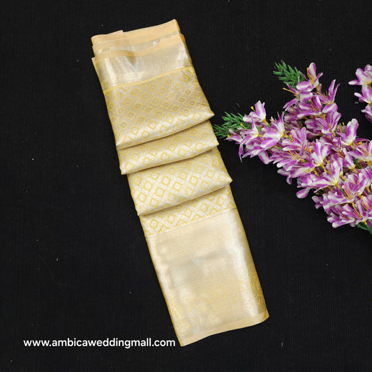 Semi Kanchi Pattu Pastel Saree