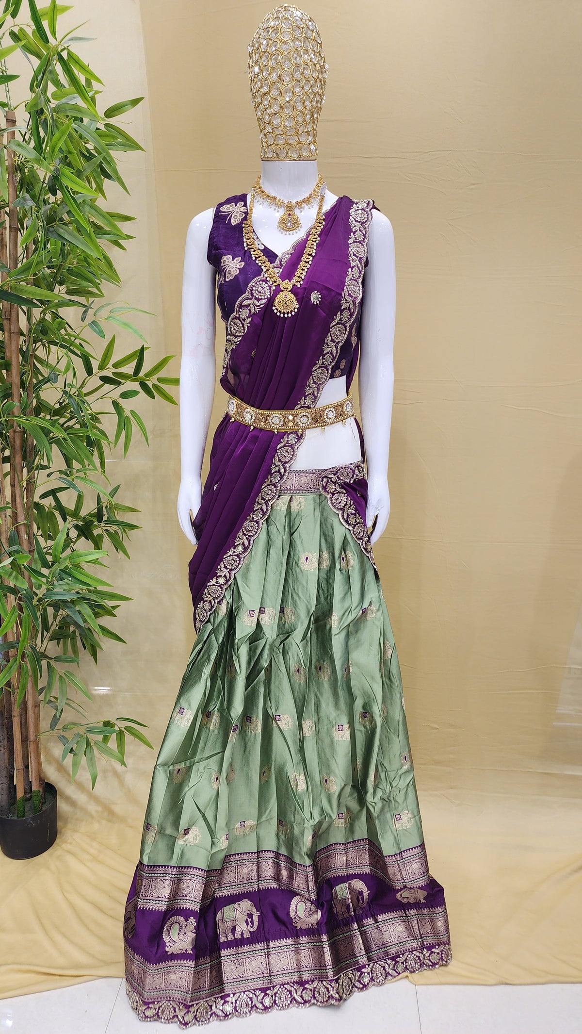 Free Size, Half Saree Collection ✨️