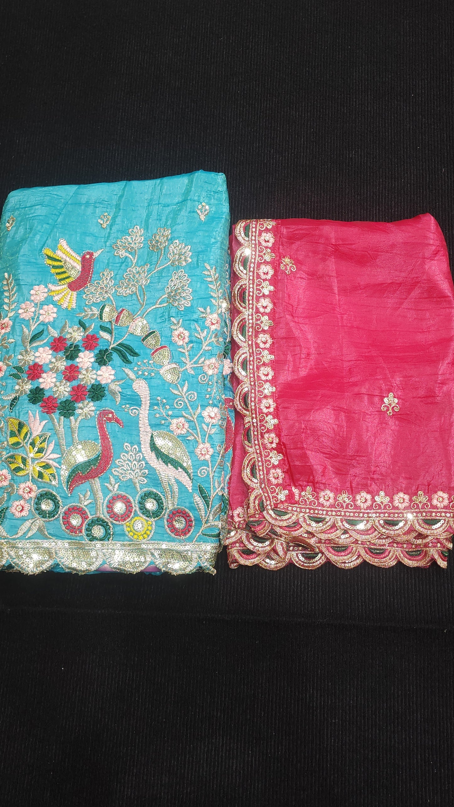 Fancy Half Saree Cutwork Duppata