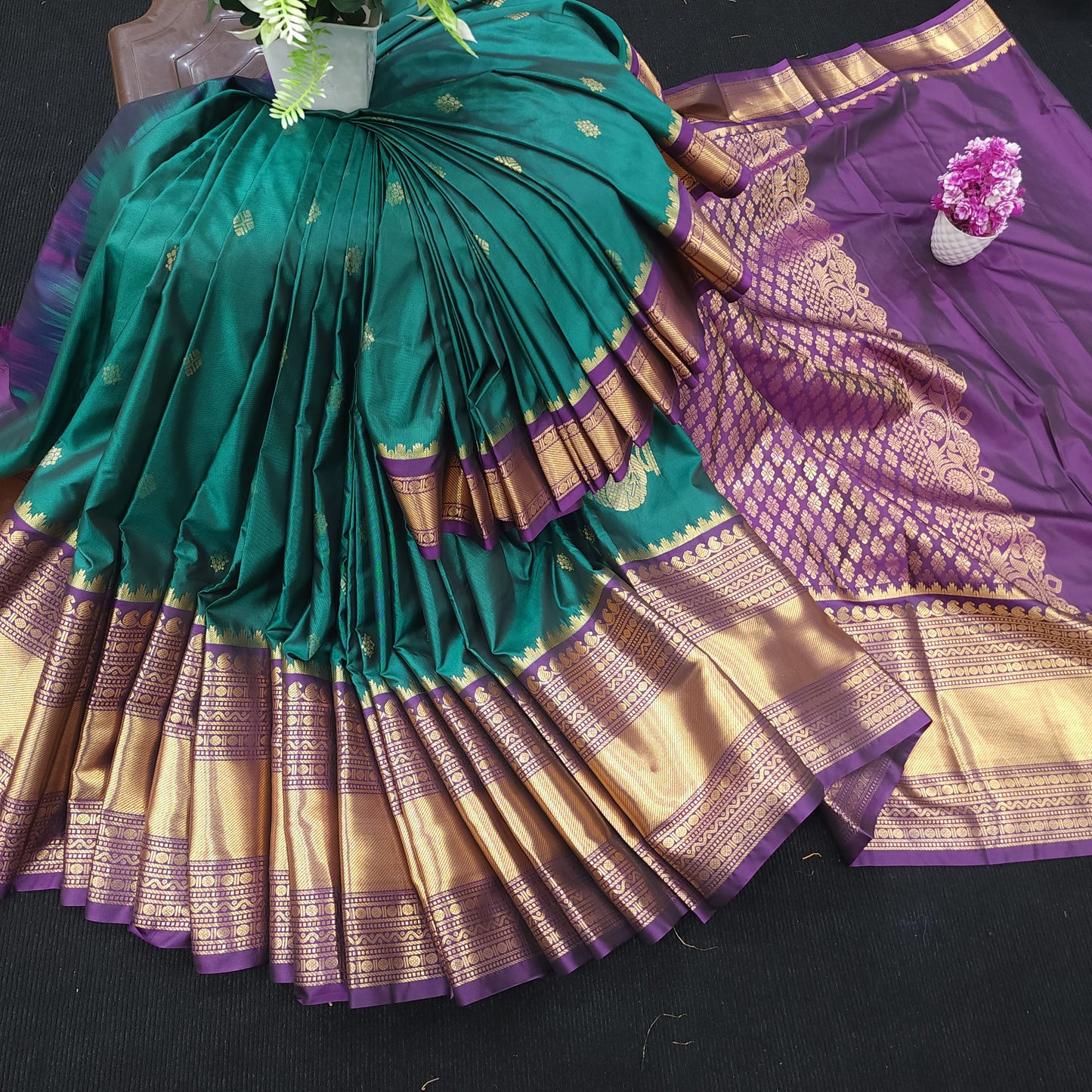 ✨️Gadwal Semi Pattu Sarees✨️