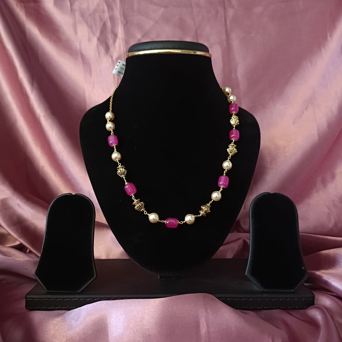Beautiful Pink Beads Maala - Ambica Wedding Mall