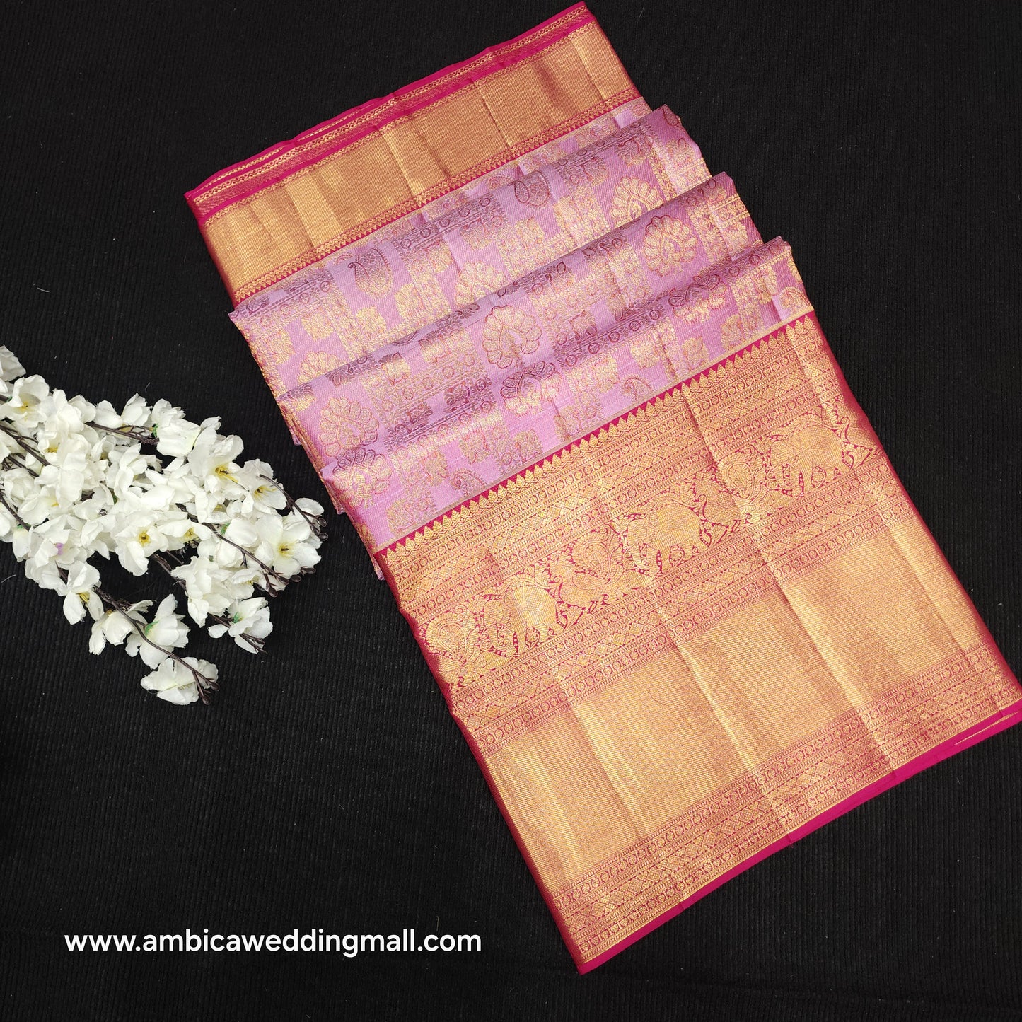 Pure Resham Bridal Kanchi Pattu Handloom Saree