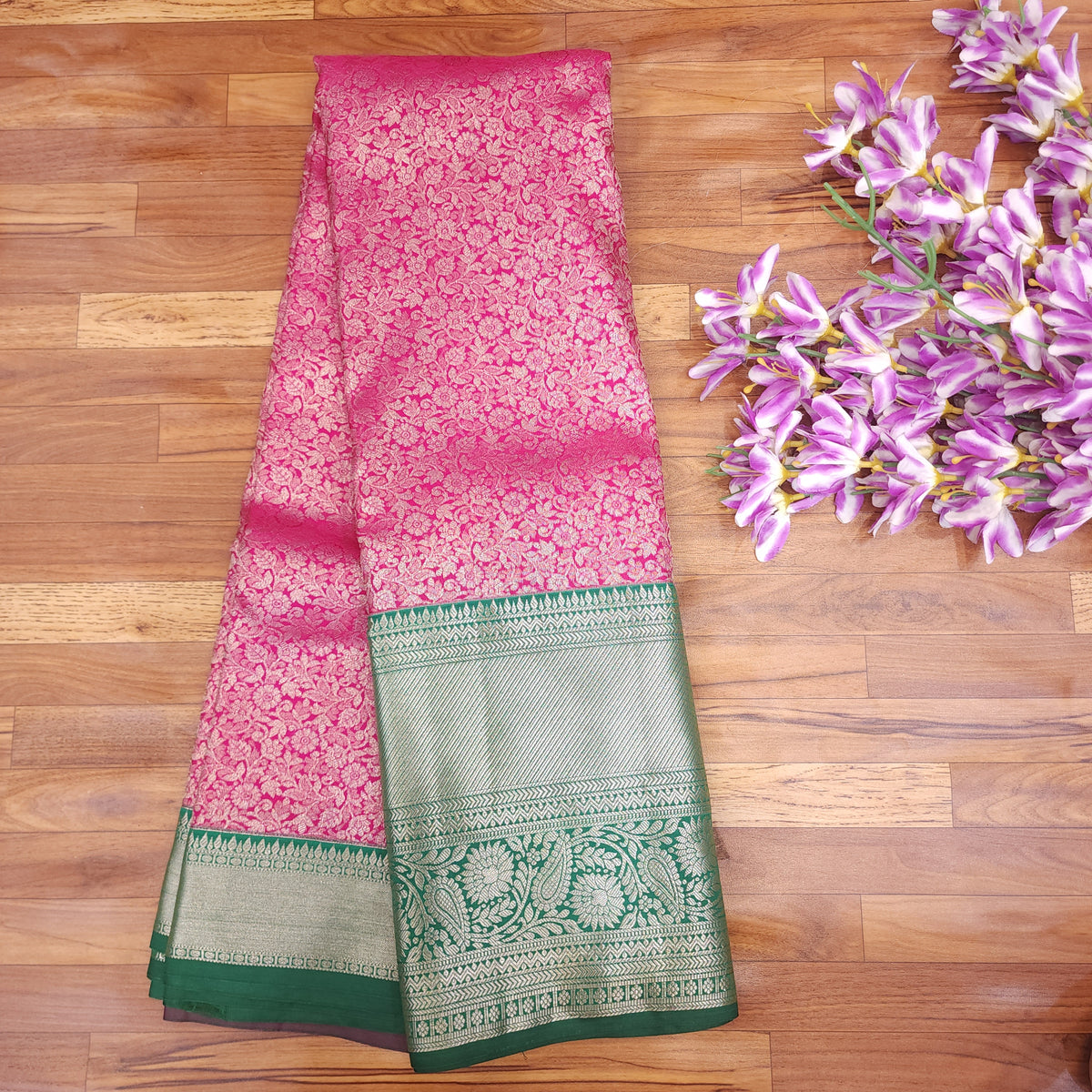 Semi Resham Kanchi Pattu Saree