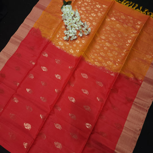 Handloom Kanchi Pattu Butta Light Weight Saree